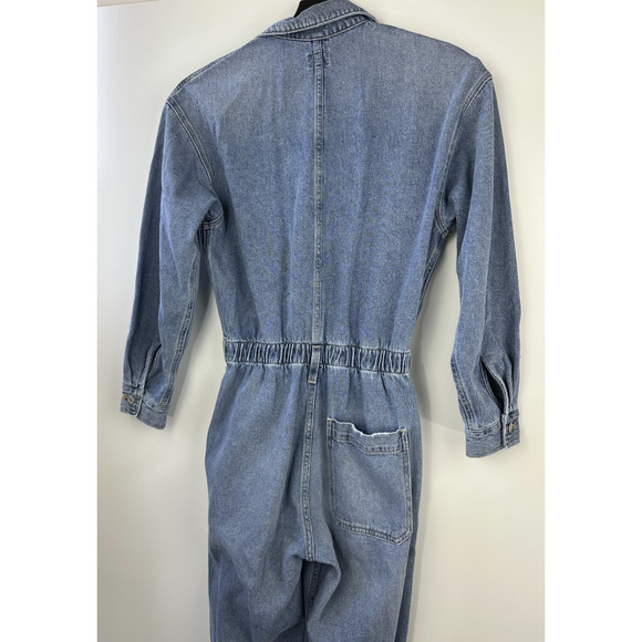 Citizens of Humanity Distressed Marta Denim Jumpsuit Blue Jean Coveralls Small - Picture 11 of 16